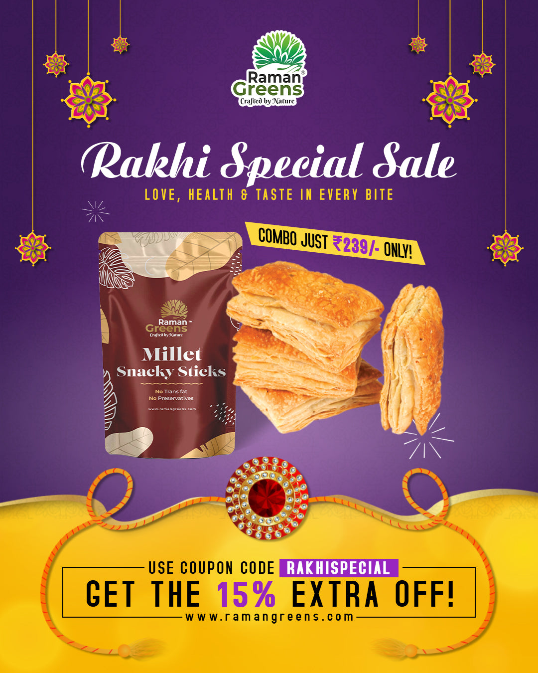 Combo Snacky Sticks & Millet Mix Khari