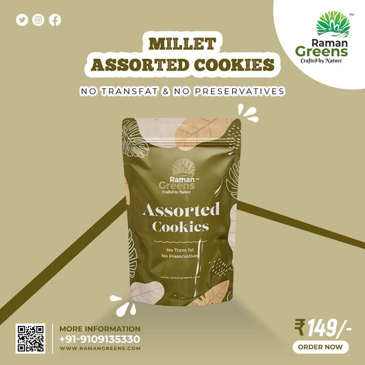 Assorted Millet Cookies | Raman Greens