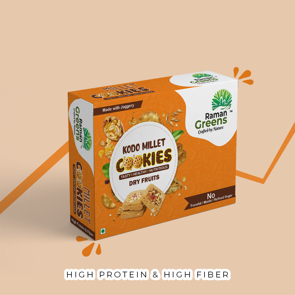 Millet Dry fruits cookies Raman Greens