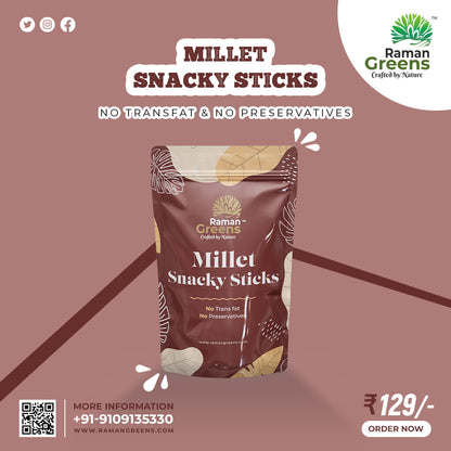 Millet Snacky Sticks | Raman Greens