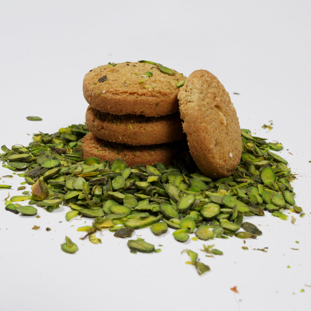 Millet Kesar Pista cookies