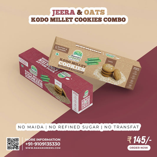 Millet Cookies Combo Oats & Jeera