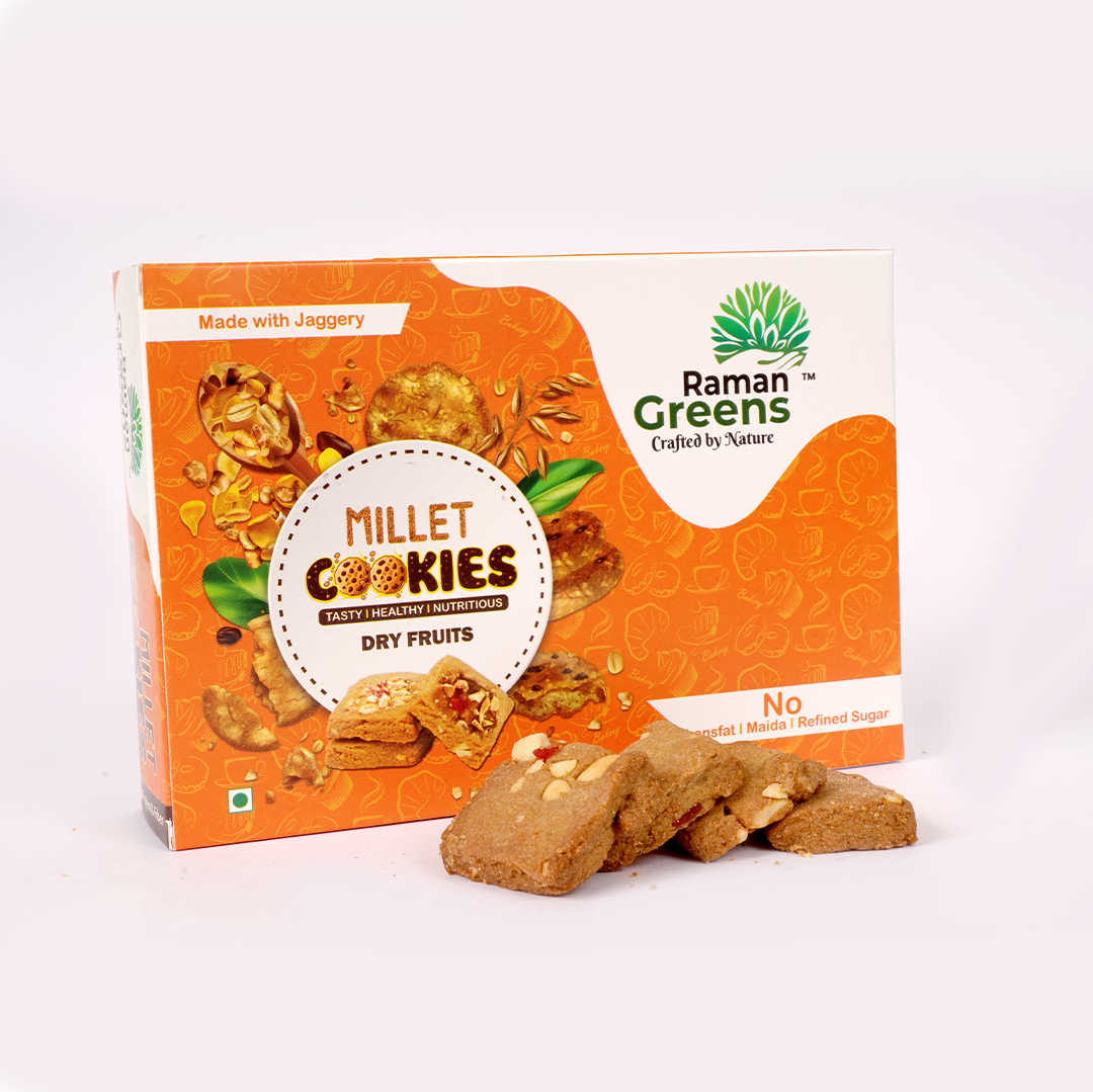 Millet Dry fruits cookies Raman Greens